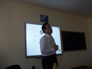 profesor Yamaguti during seminar 2