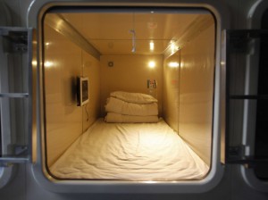 11. Sleeping in capsule hotels that aren’t much bigger than a coffin is very common.