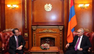 Galust Sahakyan met with Japanese Ambassador