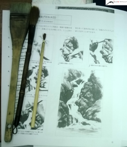 On March 10, 2017 Master Class of Sumi-e Painting with Yamada Sensei -2