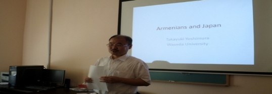 The Japanese Armenologist was in Armenian State Pedagogical University