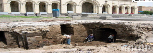 A Number of Constructions were found in the Territory of Republic Square