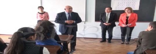 Lessons of Japanese at Gyumri State Pedagogical Institute (video)