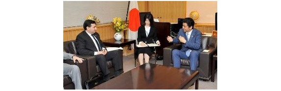 アルメニア国会議員の「日本-アルメニア共和国」議会友好協会の会長とのミーティング